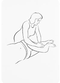 Quel massage thérapeutique pour le massage des côtés des jambes en torsion spinale.