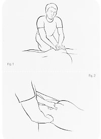 Quel massage thérapeutique pour le massage des points de pression des hanches et des fesses.